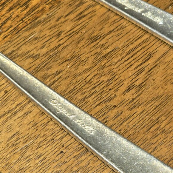 Antique Alvin Sterling Silver Salad Forks 6.5" Chapel Bells Set of 6 HS111 - Picture 7 of 8